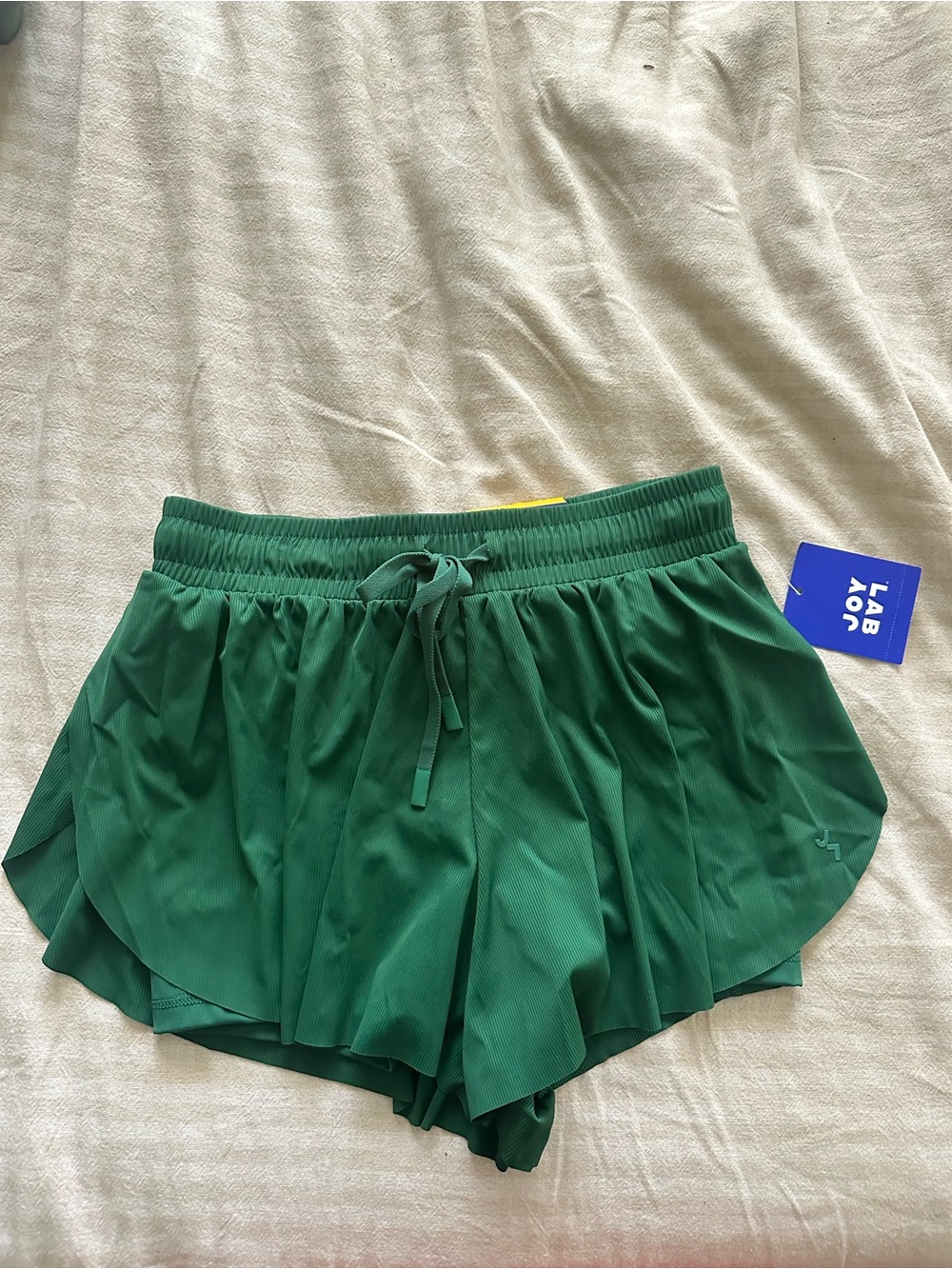 JoyLab Emerald Green Athletic Shorts with Drawstring